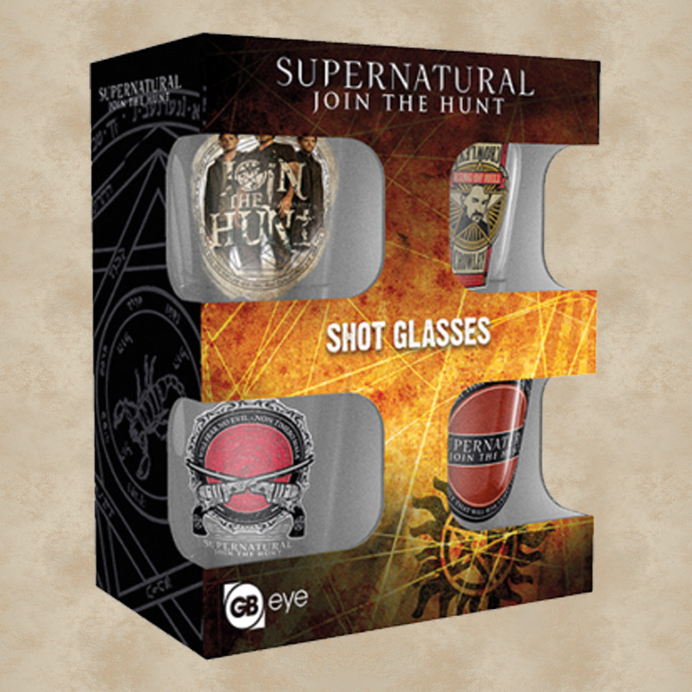 Shot Glasses 4er-Set Join the Hunt - Supernatural