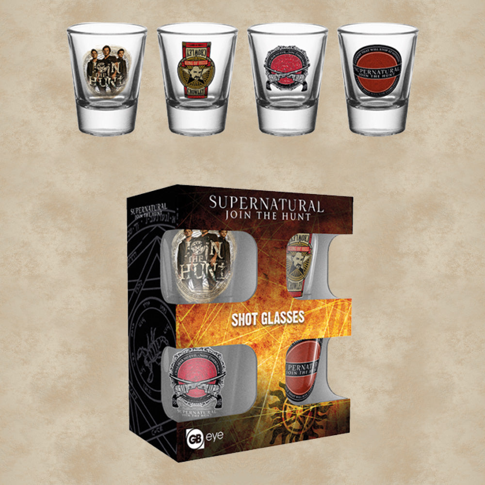 Shot Glasses 4er-Set Join the Hunt - Supernatural