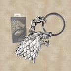 Haus Stark Wappen Schlüsselanhänger - Game of Thrones