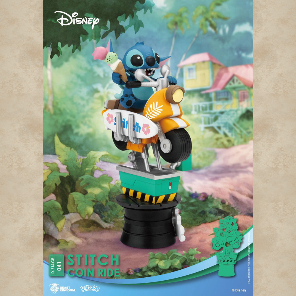Stitch Coin Ride Diorama - Lilo und Stitch