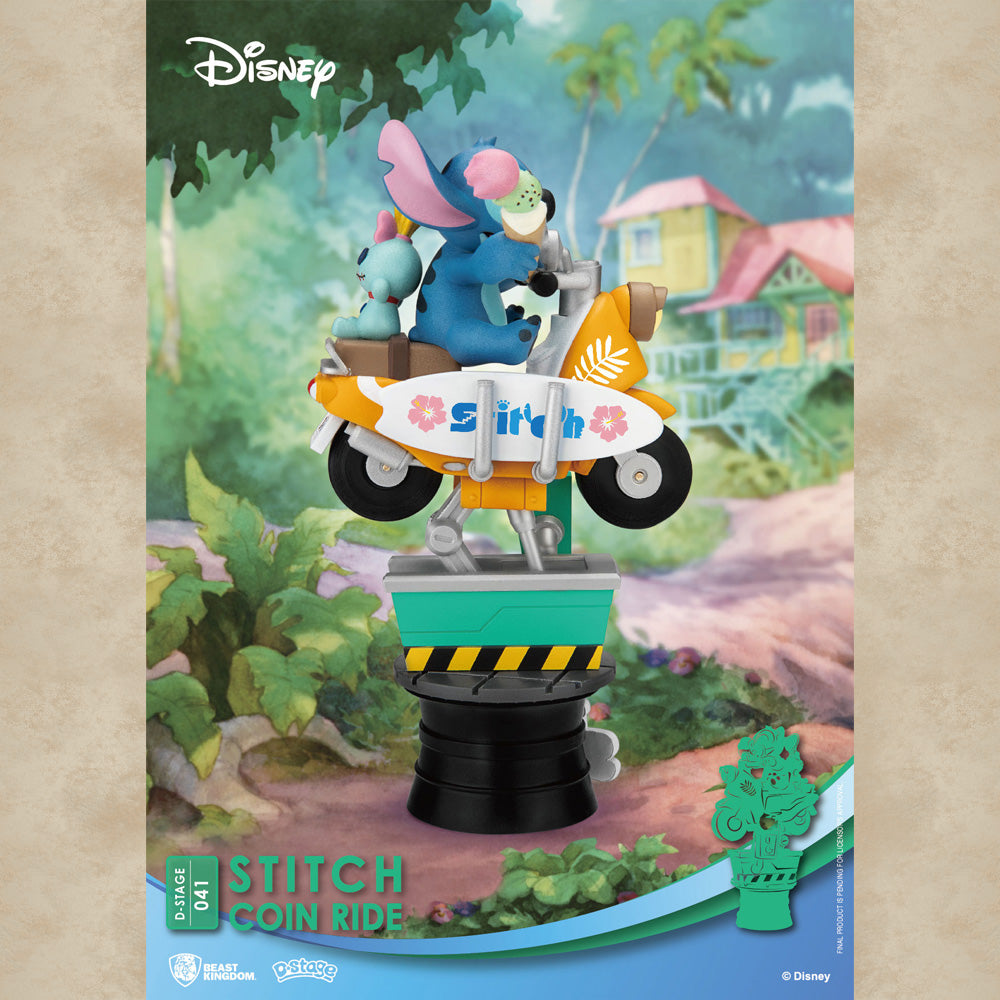 Stitch Coin Ride Diorama - Lilo und Stitch