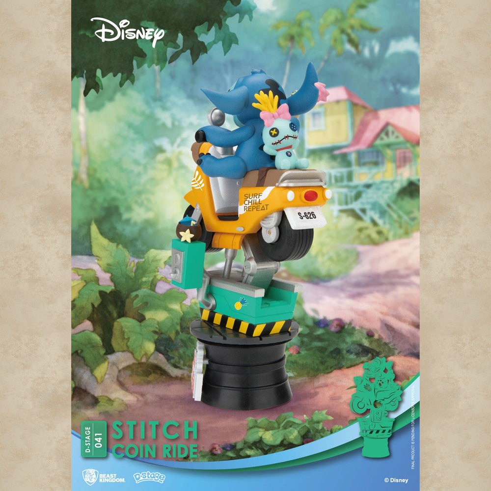 Stitch Coin Ride Diorama - Lilo und Stitch