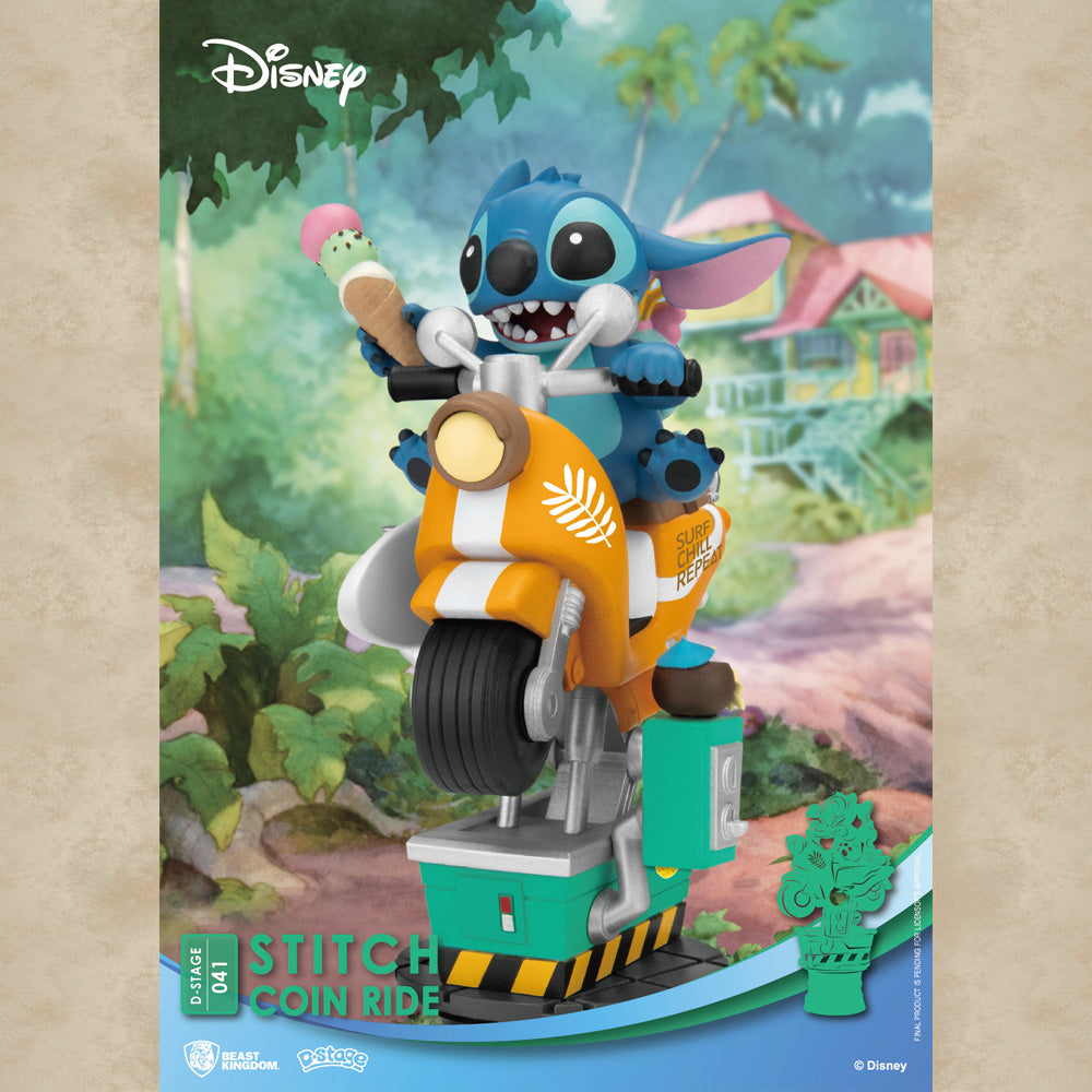 Stitch Coin Ride Diorama - Lilo und Stitch