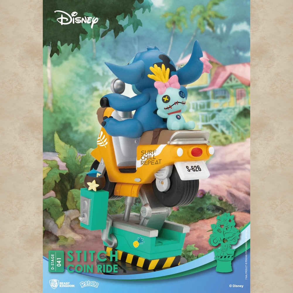 Stitch Coin Ride Diorama - Lilo und Stitch