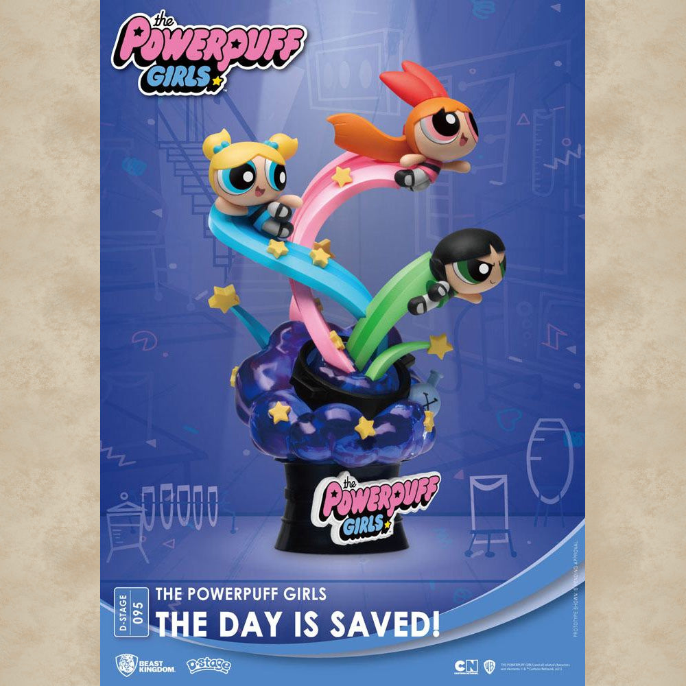 The Powerpuff Girls D-Stage Diorama (15cm) The Day Is Saved