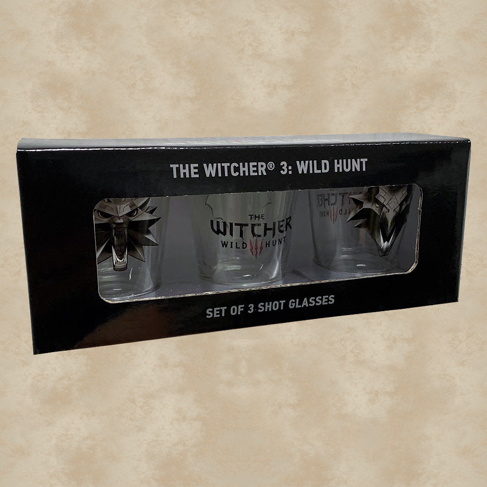 3er-Set Schnapsgläser - The Witcher
