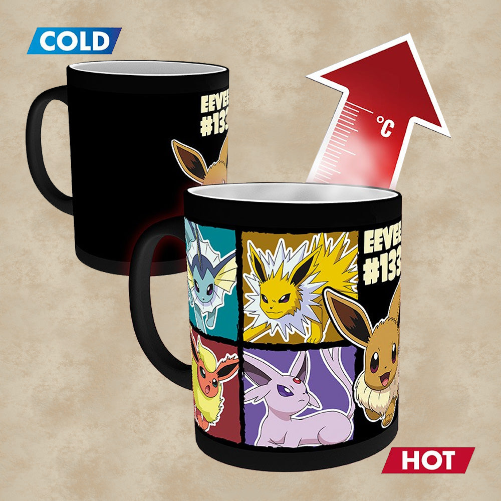 Thermoeffekt Tasse Evoli - Pokémon