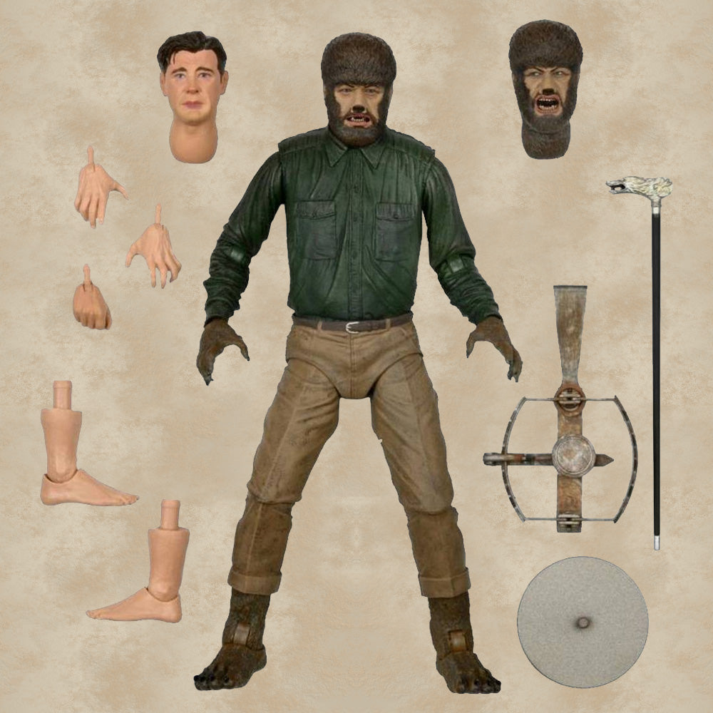 Ultimate Wolf Man Action Figur - Universal Monsters 70th Anniversary