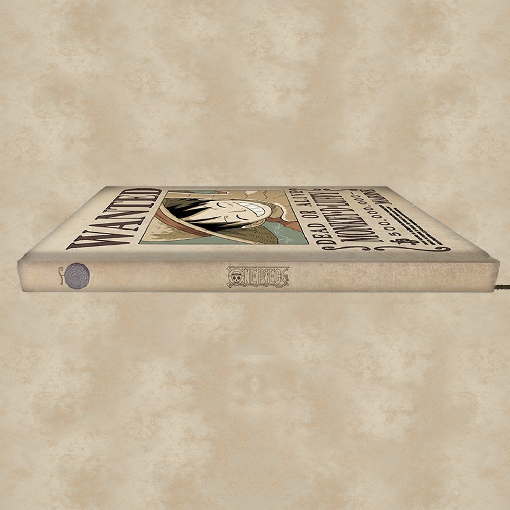 Wanted Luffy Notizbuch - One Piece