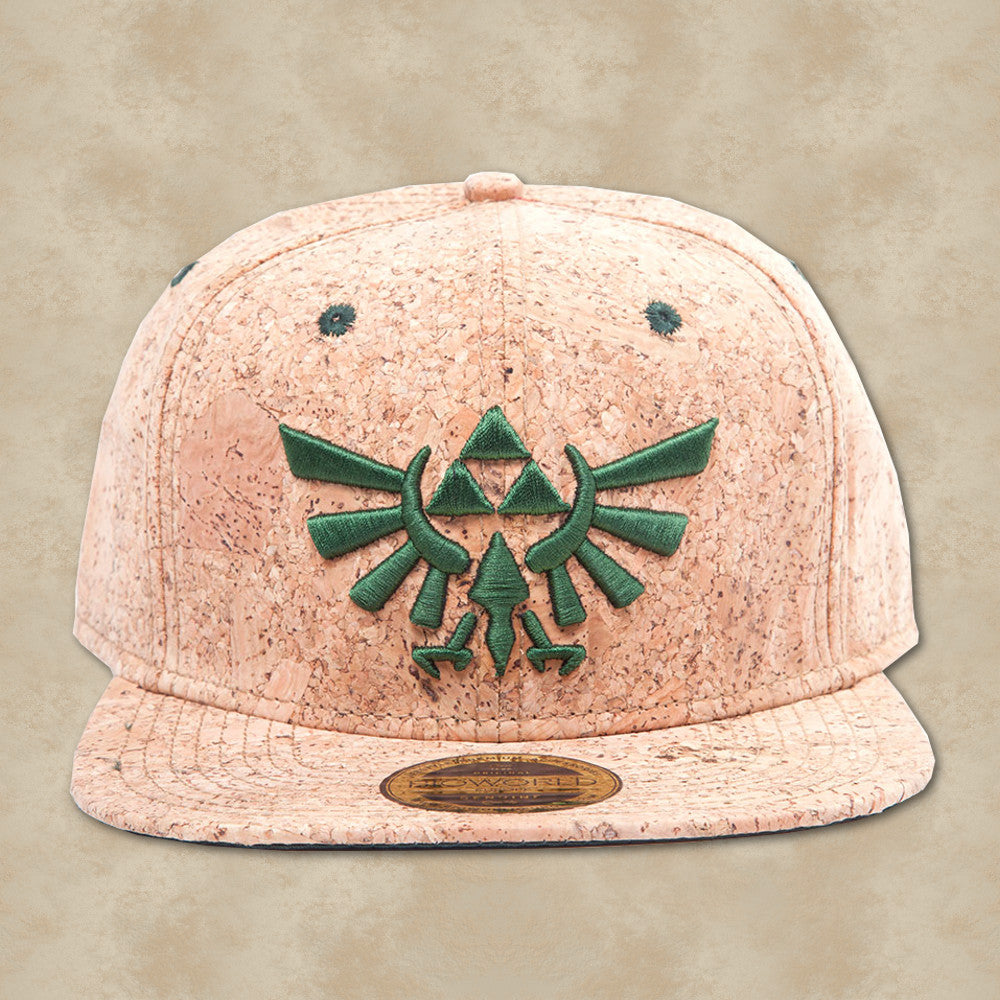 Zelda Triforce Logo Kork Snapback - Zelda
