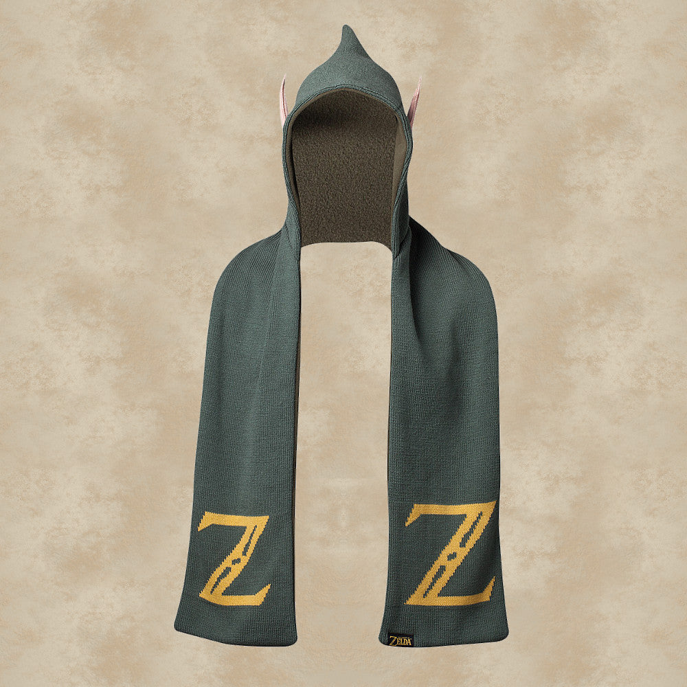 Kapuzenschal mit Ohren - Zelda