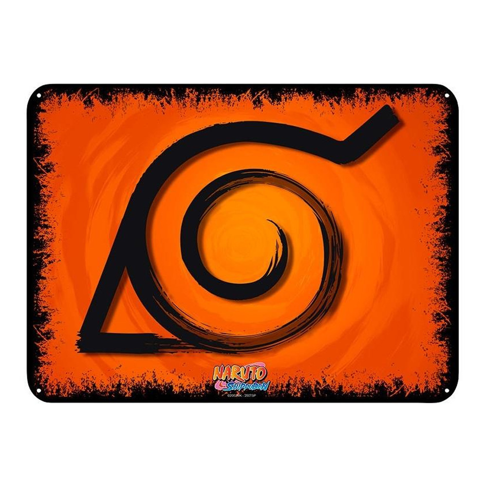 Konoha Blechschild - Naruto Shippuden Konoha Blechschild - Naruto Shippuden