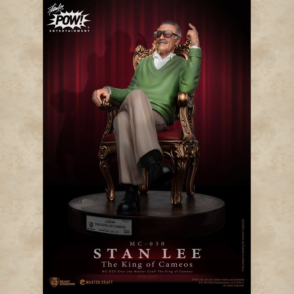 Stan Lee Master Craft Statue The King of Cameos - Marvel