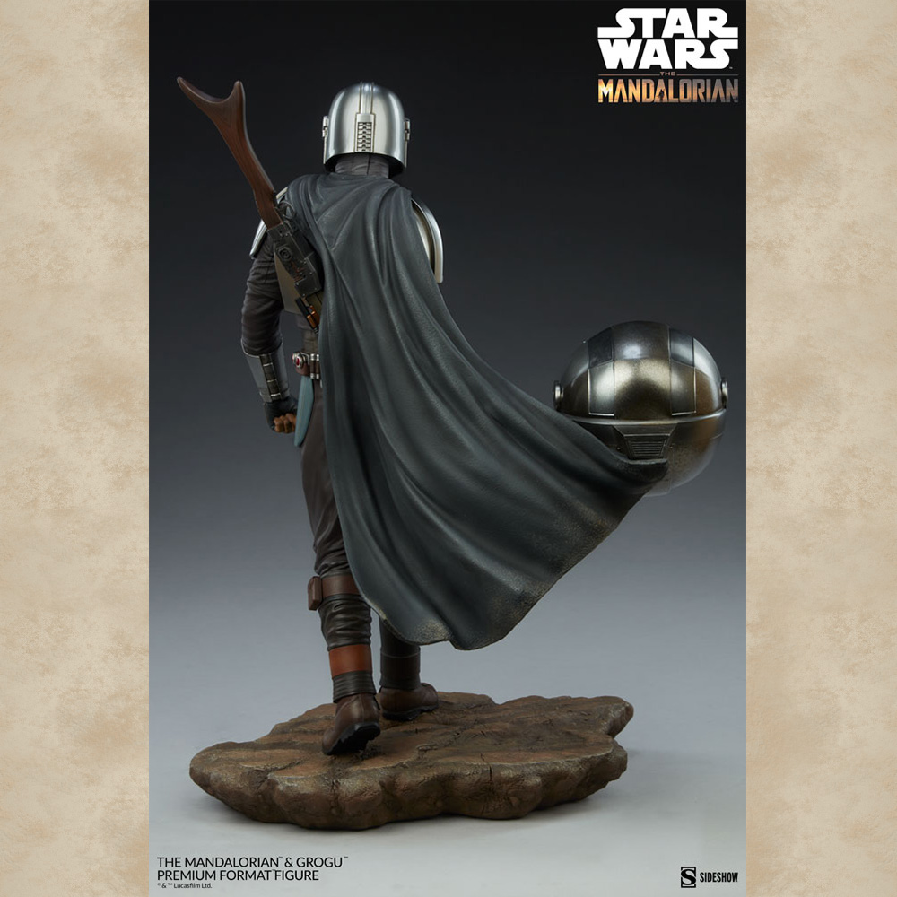 The Mandalorian und Grogu 1:4 Premium Statue - Star Wars