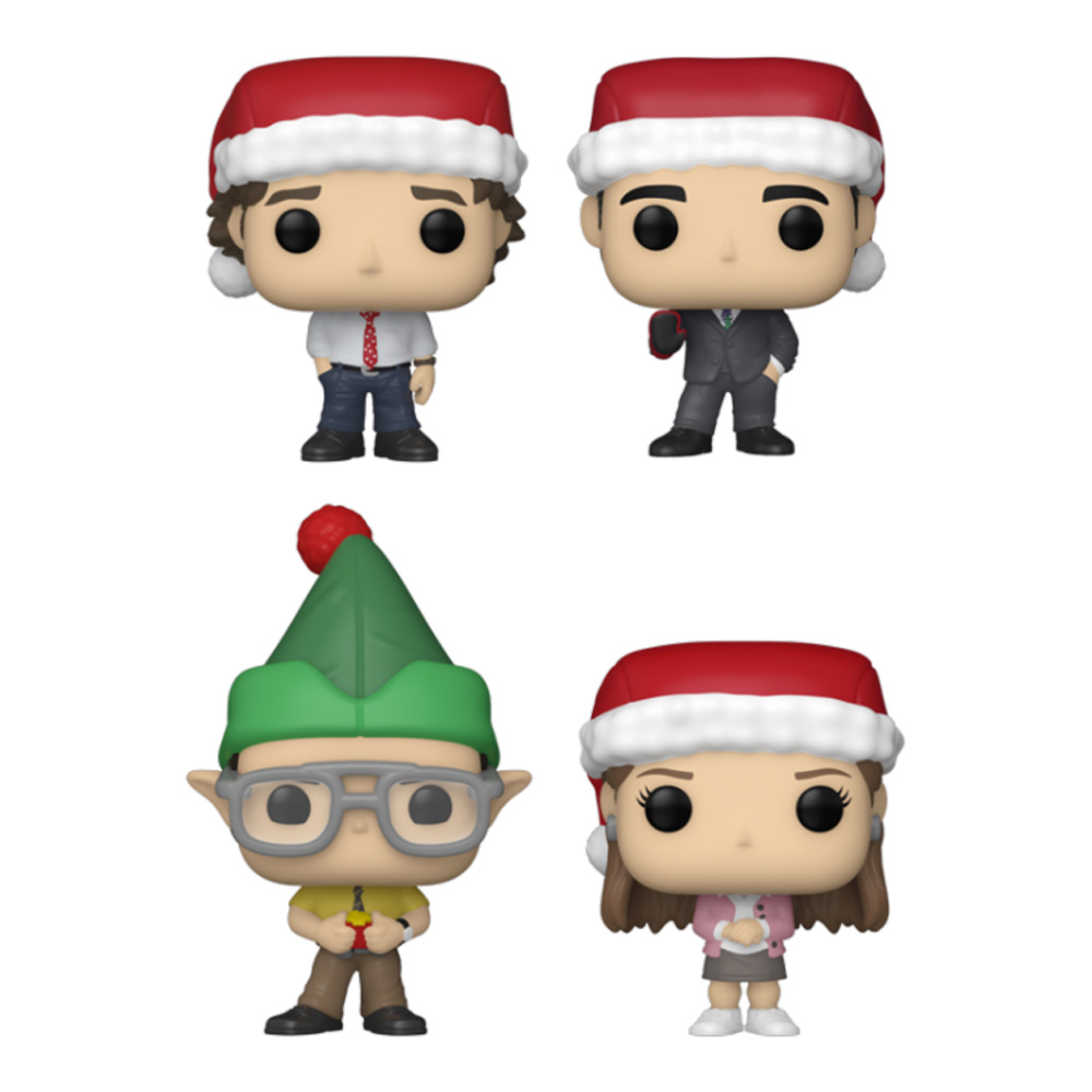 Happy Holidays Tree Box 4er Pack Pocket Pop!, Rudolph mit der roten Nase  Funko Pocket Pop!