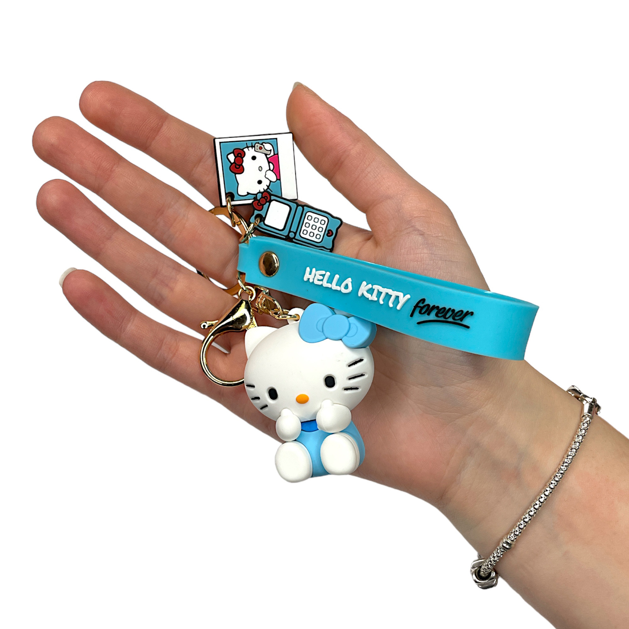 Hello Kitty Schlüsselanhänger Sanrio blau - Hello Kitty