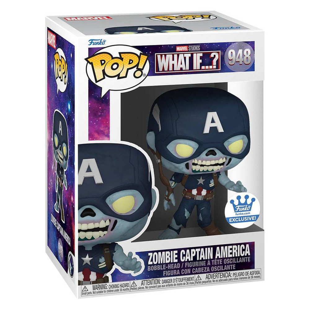 Funko POP! Zombie Captain America (Exclusive) - Marvel What If…?