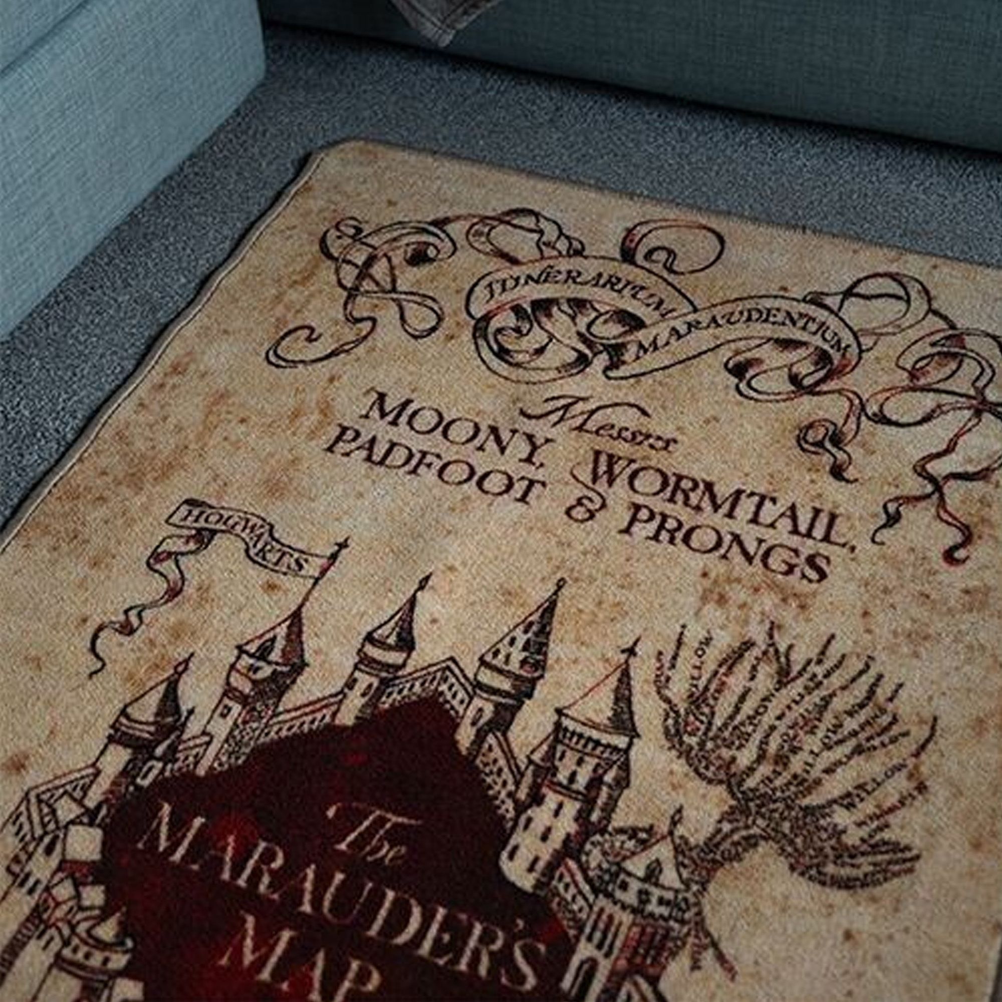 Karte des Rumtreibers Teppich - Harry Potter