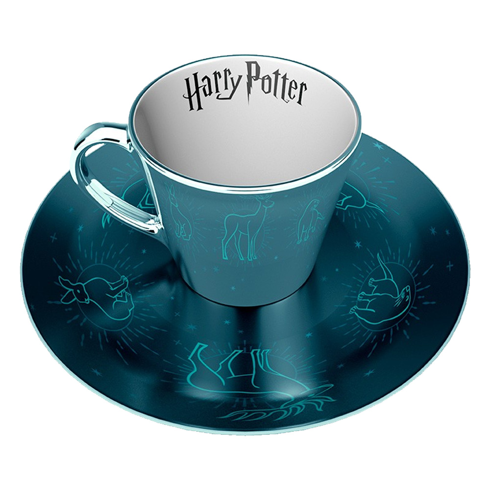 Spiegel-Tasse und Teller Set Patronus - Harry Potter