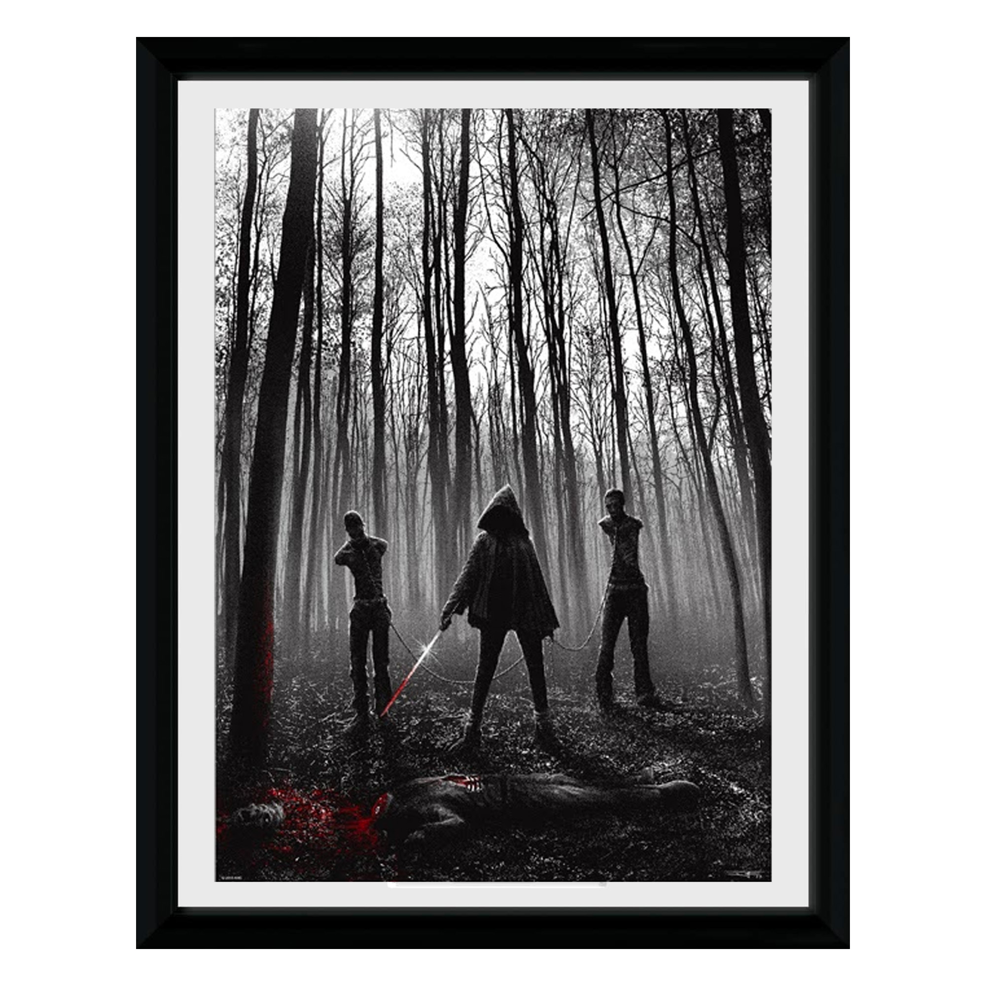 Michonne Forest Gerahmtes Bild - The Walking Dead