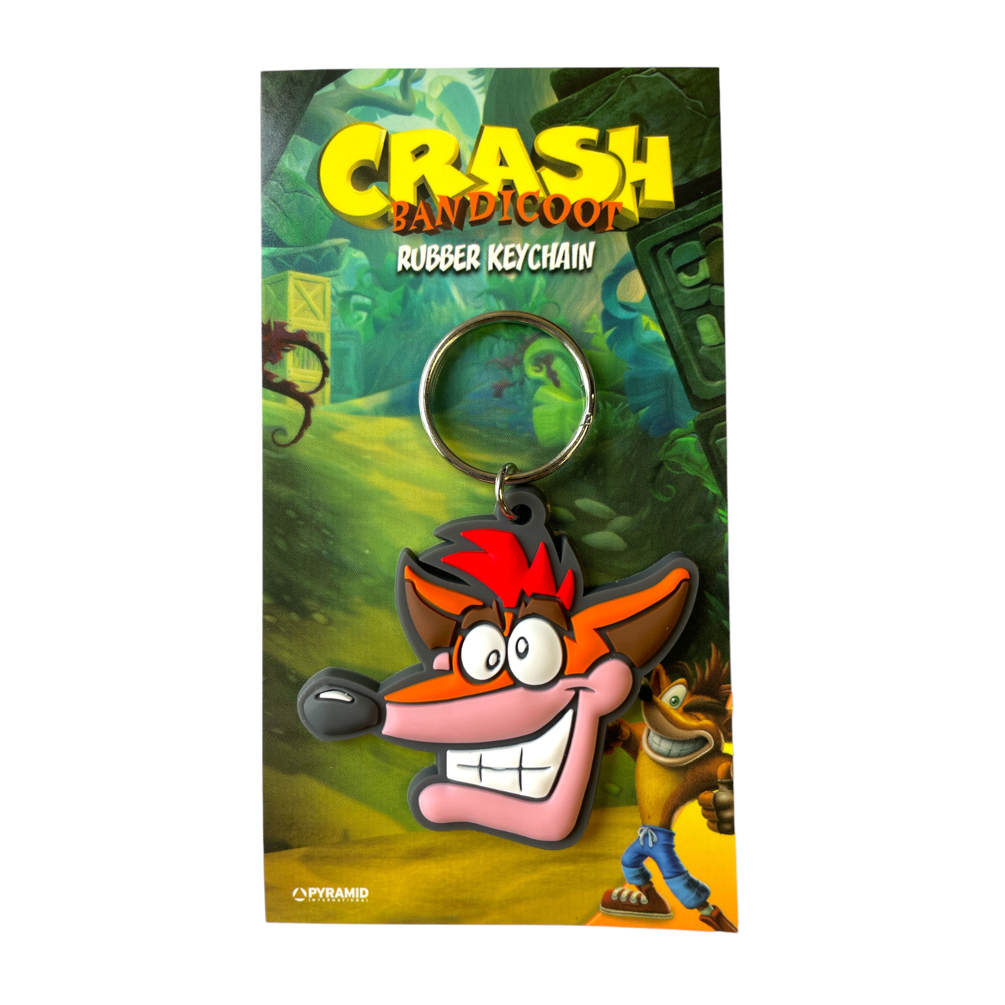 Crash Gummi Schlüsselanhänger - Crash Bandicoot
