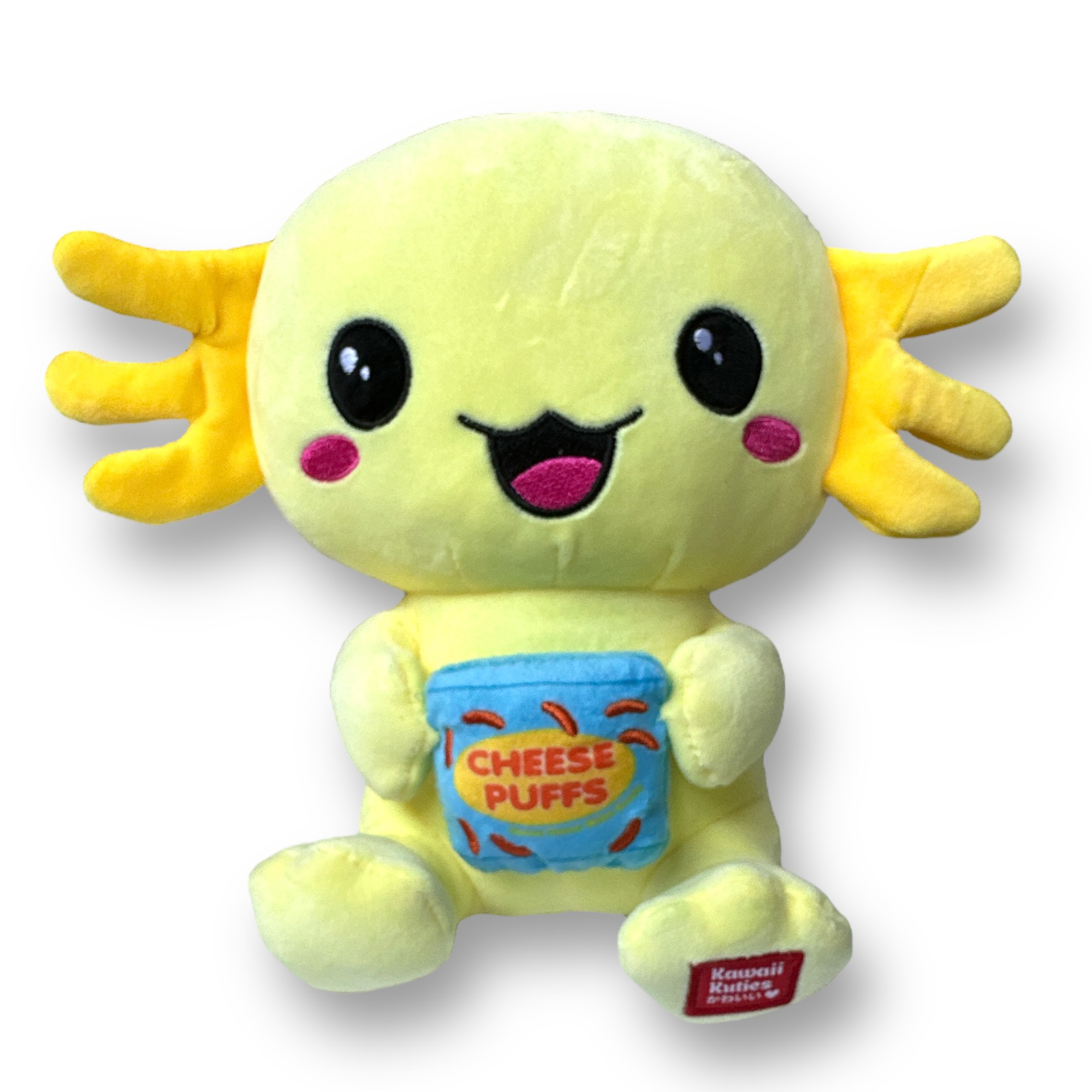 Axolotl Plüschfigur gelb (24 cm) - Snaxolotl Kawaii Kuties Axolotl Plüschfigur gelb (24 cm) - Snaxolotl Kawaii Kuties
