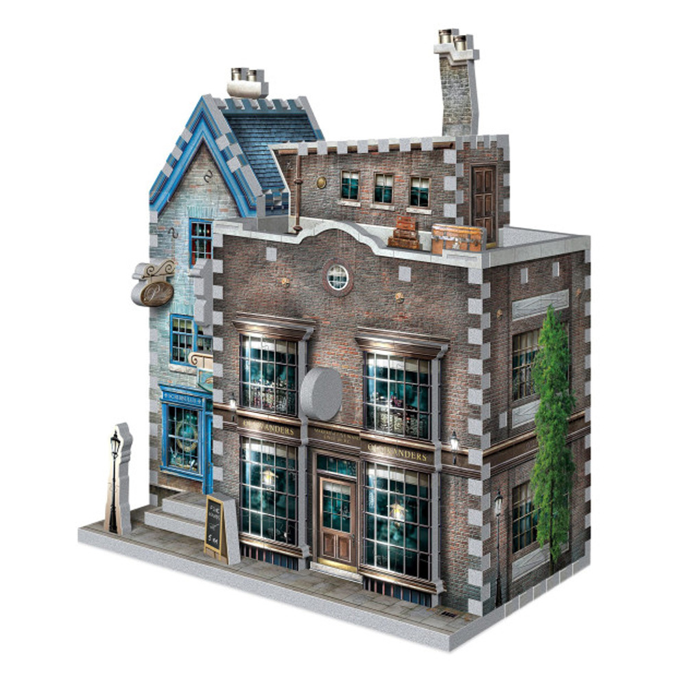 3D Puzzle Ollivanders Zauberstabladen & Scribbulus Schreibwaren - Harry Potter