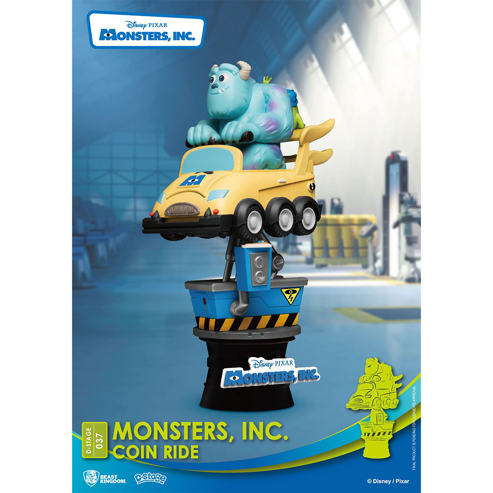 Sulley and Mike Coin Ride Diorama - Monsters Inc.