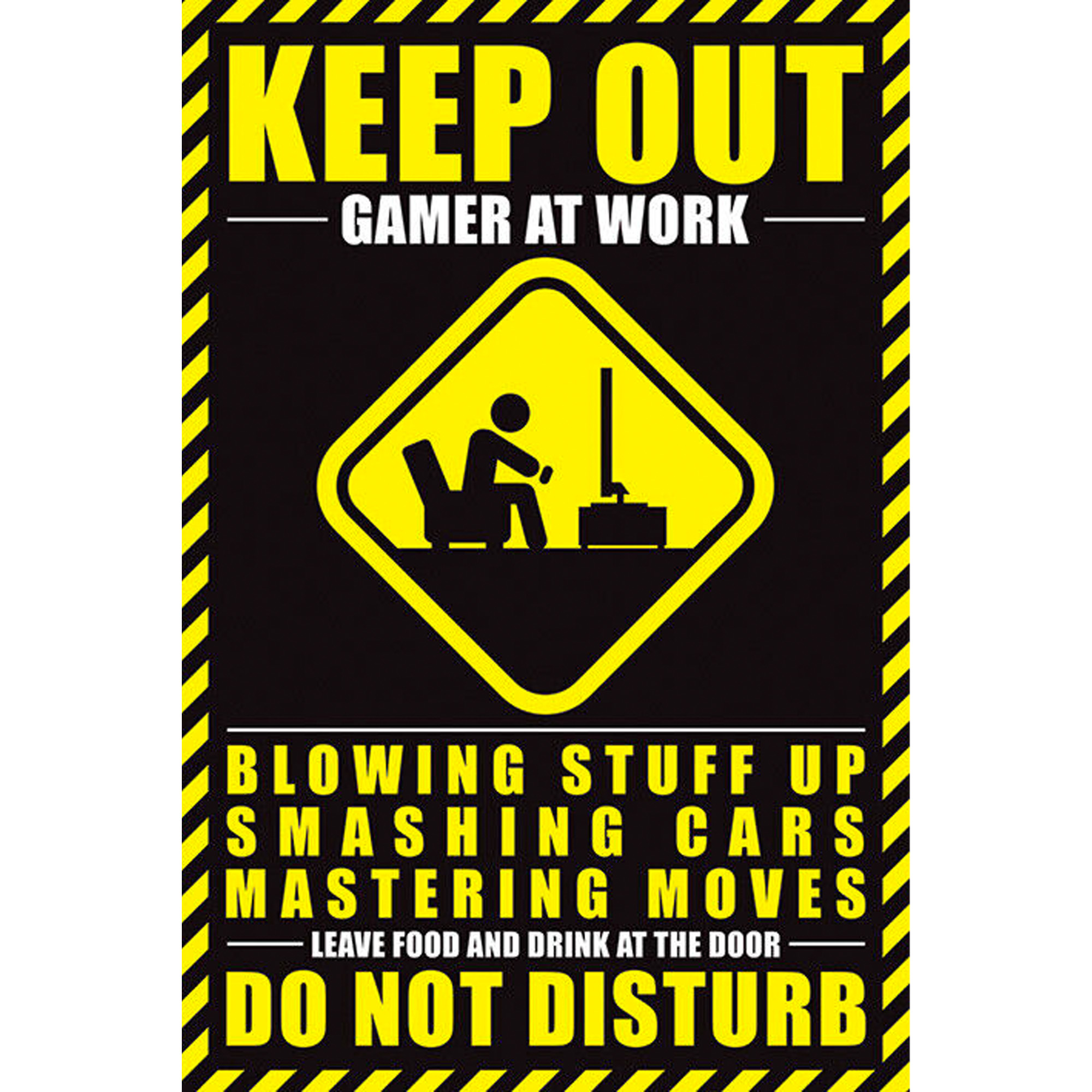 Do not Disturb Maxi Poster - Gamer at Work