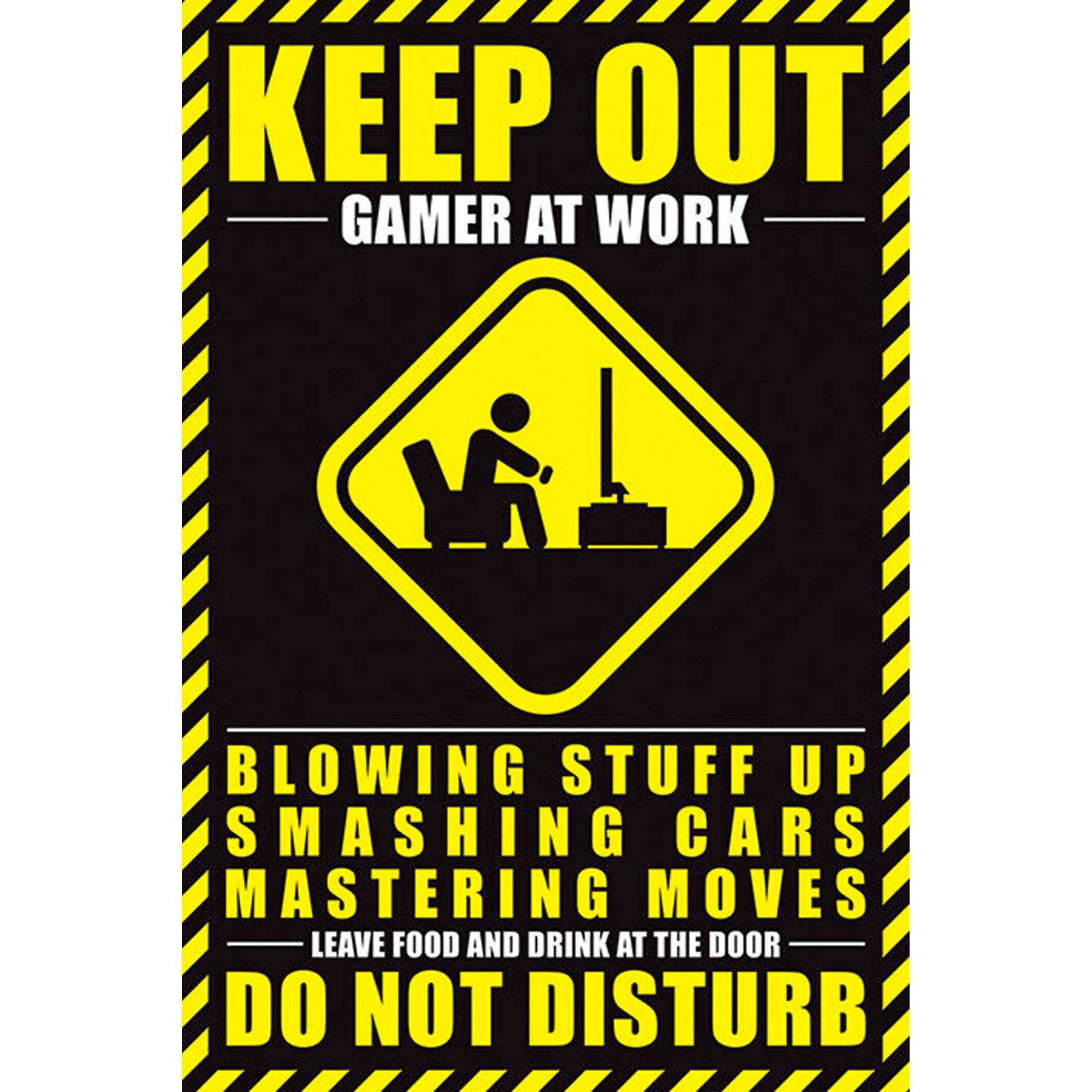 Do not Disturb Maxi Poster - Gamer at Work Do not Disturb Maxi Poster - Gamer at Work