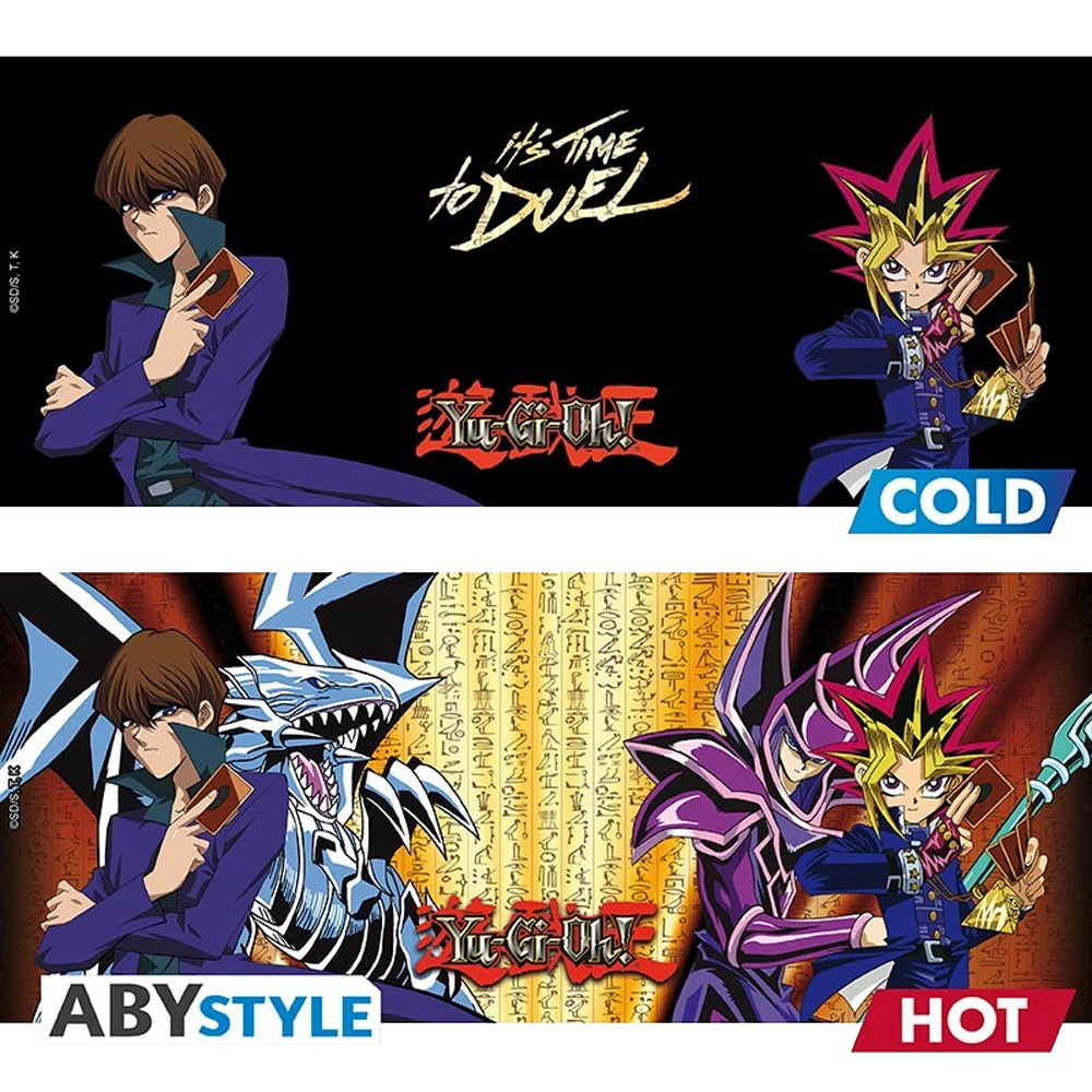 Thermoeffekt Tasse Yugi vs Kaïba - Yu-Gi-Oh!