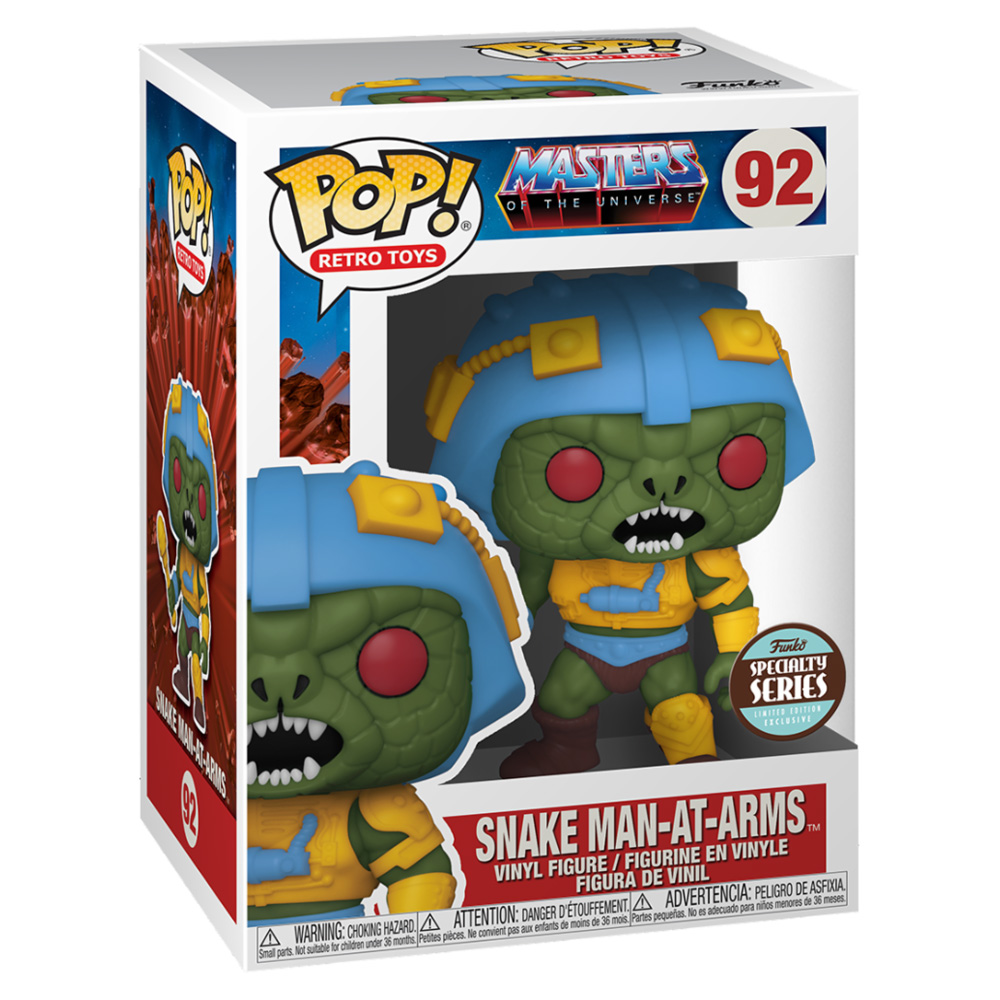 Funko POP! Snake Man-At-Arms (Specialty Series) - Masters of the Universe