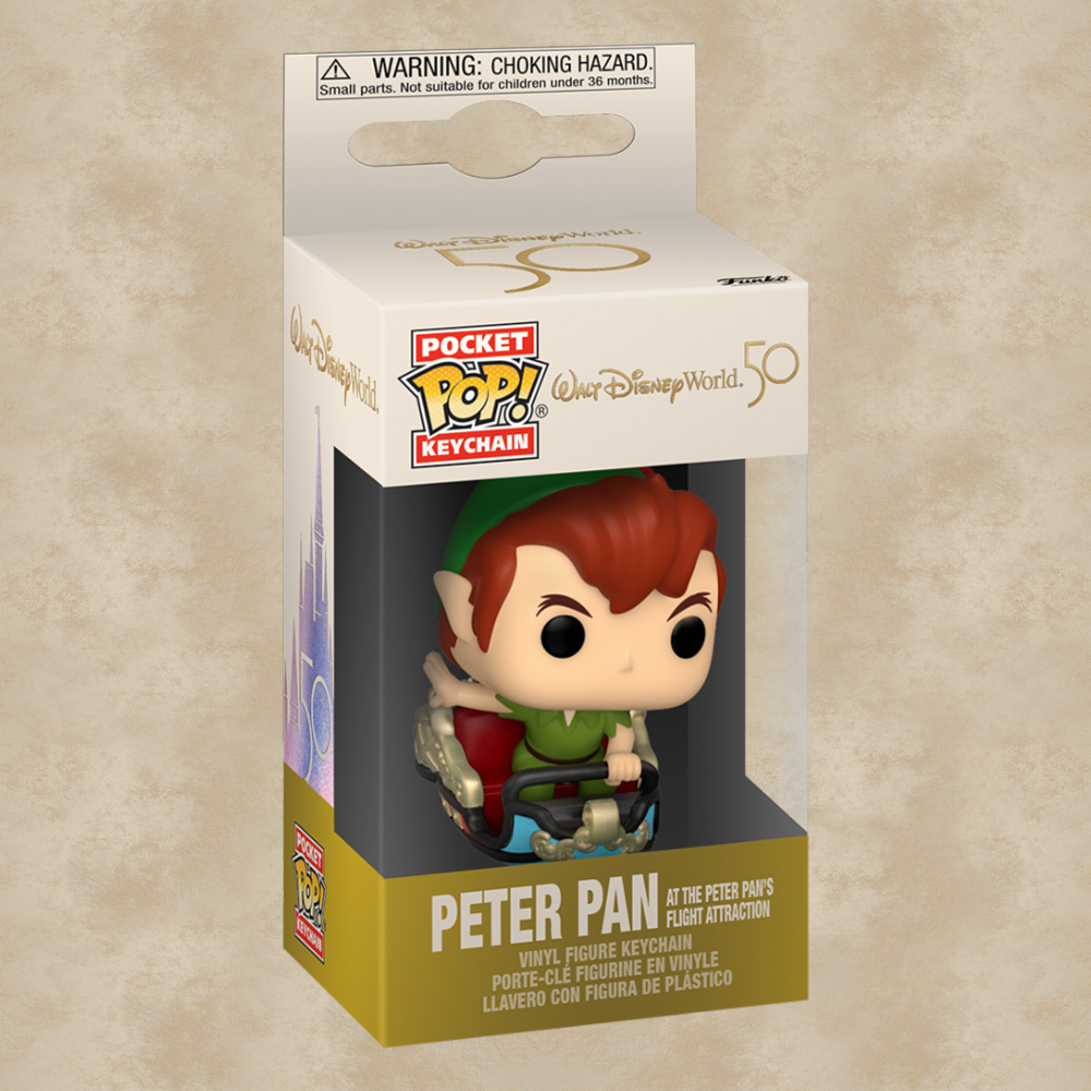 Pocket POP! Peter Pan on Peter Pan Flight - Disney World 50th Anniversary