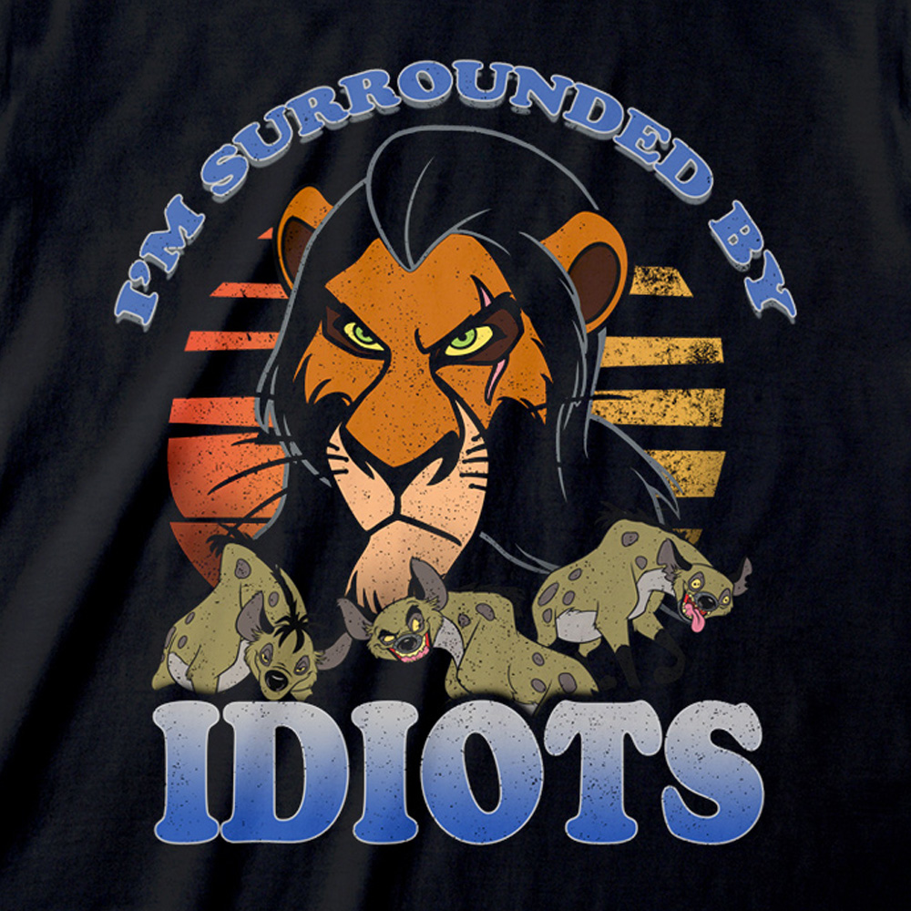 Surrounded By Idiots Scar T-Shirt - Der König der Löwen