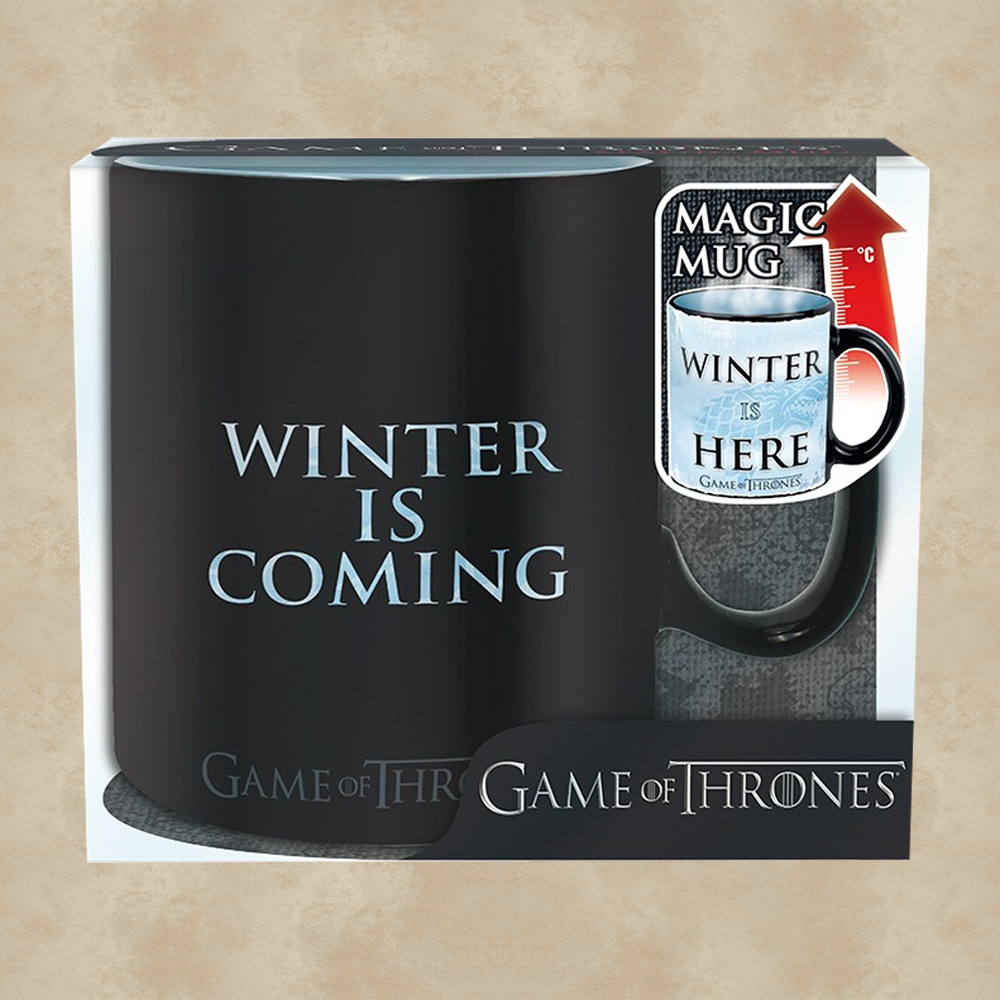 Thermoeffekt Tasse Jon Snow Winter Is Here - Game of Thrones
