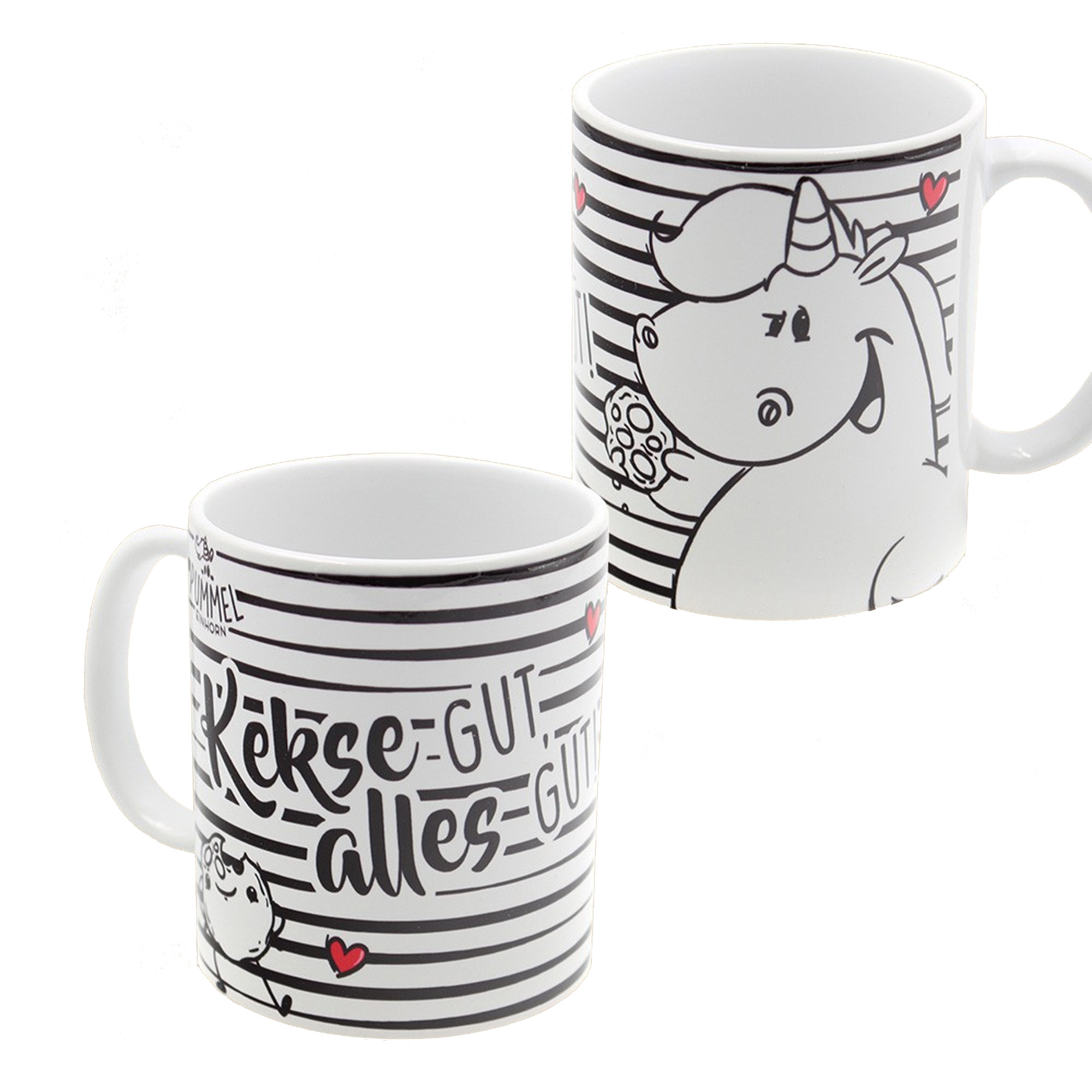 Kaffeetasse “Kekse gut, alles gut” - Pummeleinhorn Kaffeetasse “Kekse gut, alles gut” - Pummeleinhorn