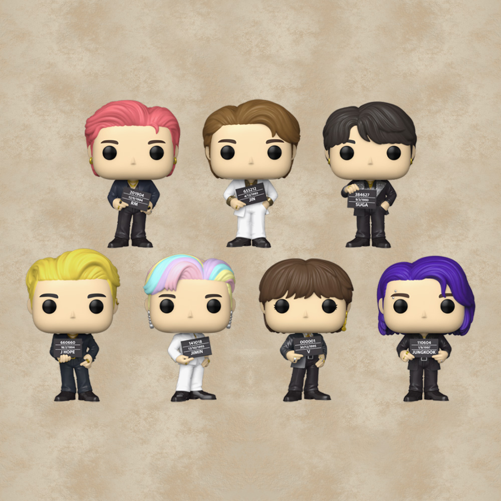 Funko POP! Rocks: 7er-Pack - BTS Butter