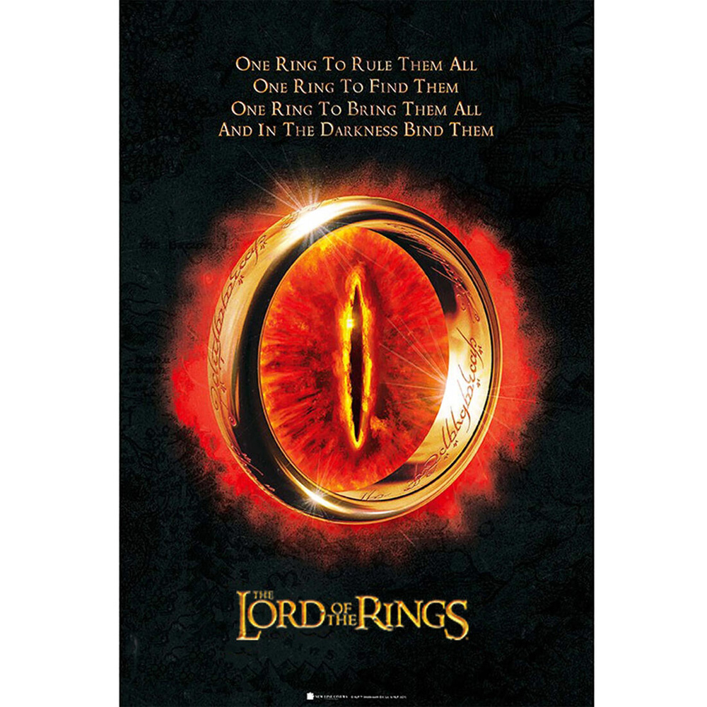 Der Eine Ring Maxi Poster - Der Herr der Ringe Der Eine Ring Maxi Poster - Der Herr der Ringe
