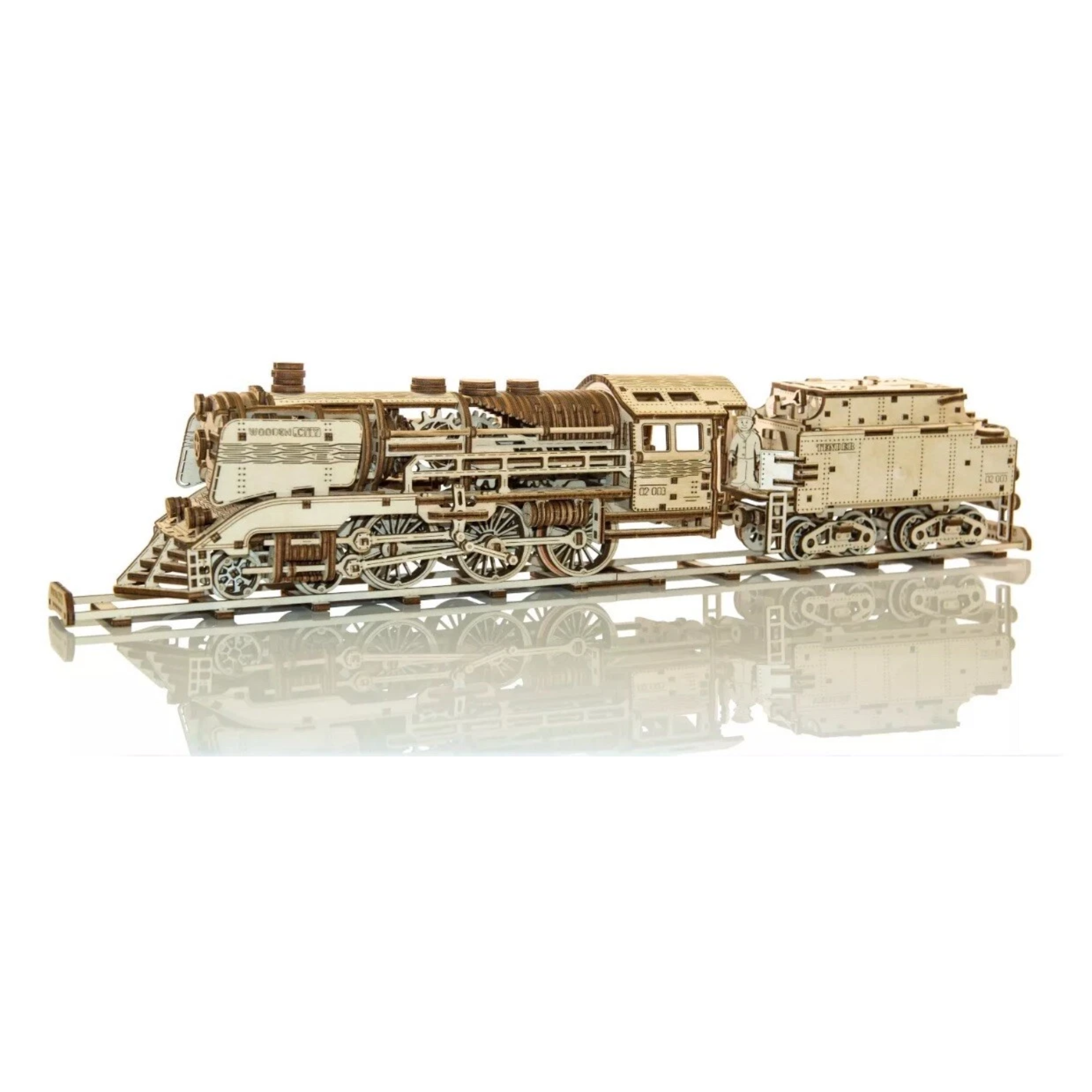 Holzexpress Dampflok 3D Holzpuzzle (580 Teile)