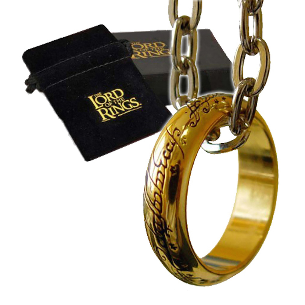 Der eine Ring (vergoldet) - Der Herr der Ringe