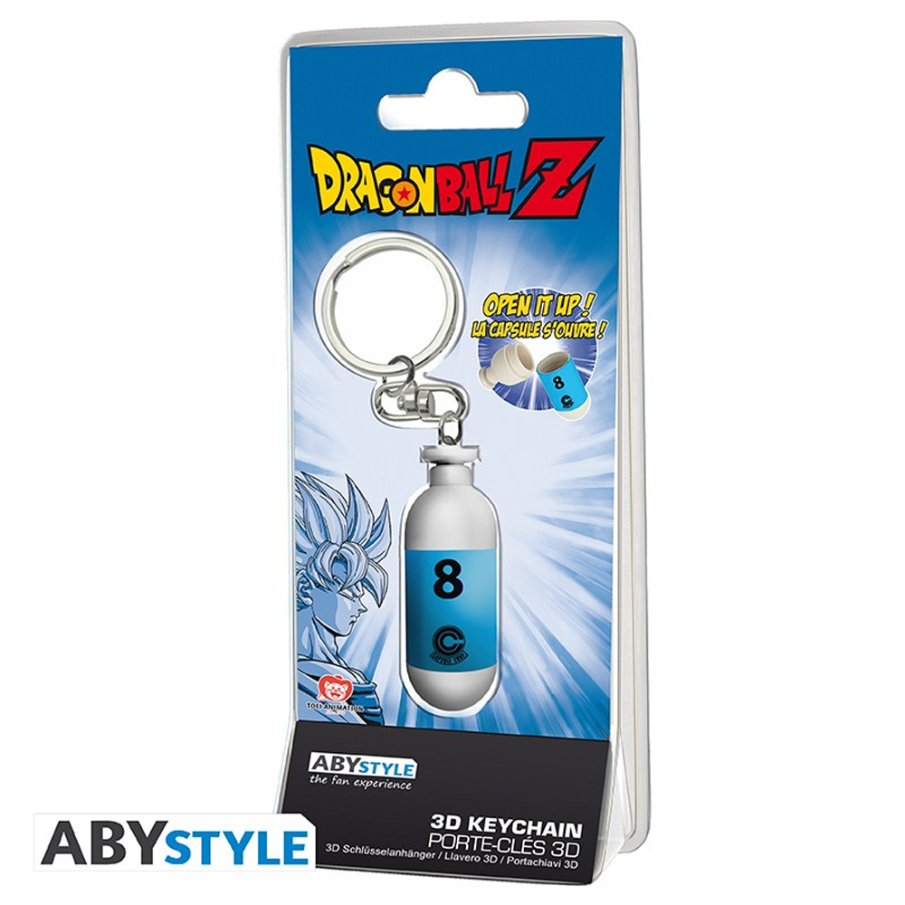 Blue Capsule 3D Schlüsselanhänger - Dragon Ball Z