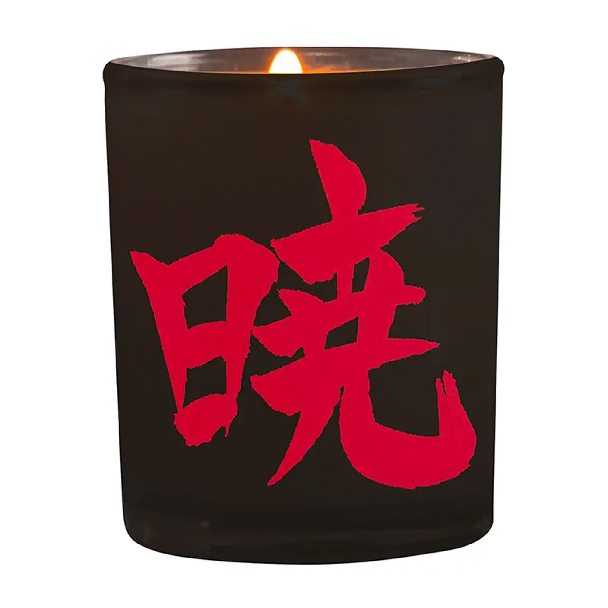 Akatsuki Symbol Kerze im Glas - Naruto Shippuden