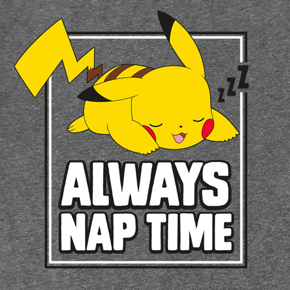 Pikachu Always Nap Time T-Shirt Kleid - Pokémon