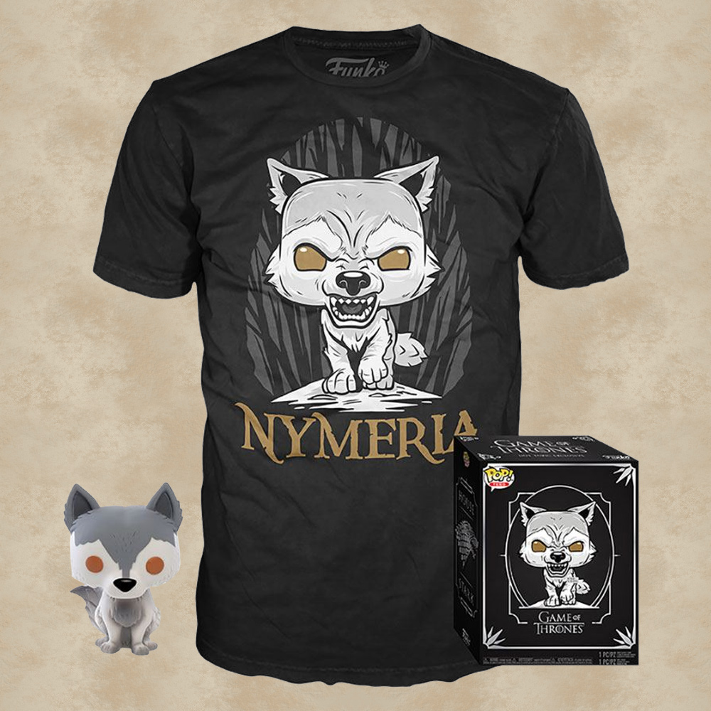 Nymeria T-Shirt mit Funko POP! - Game of Thrones