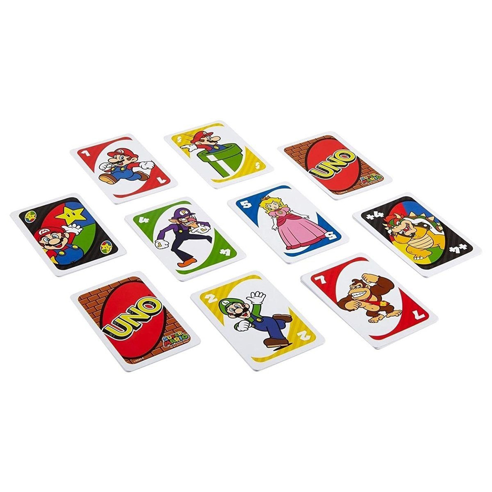 UNO Kartenspiel Super Mario