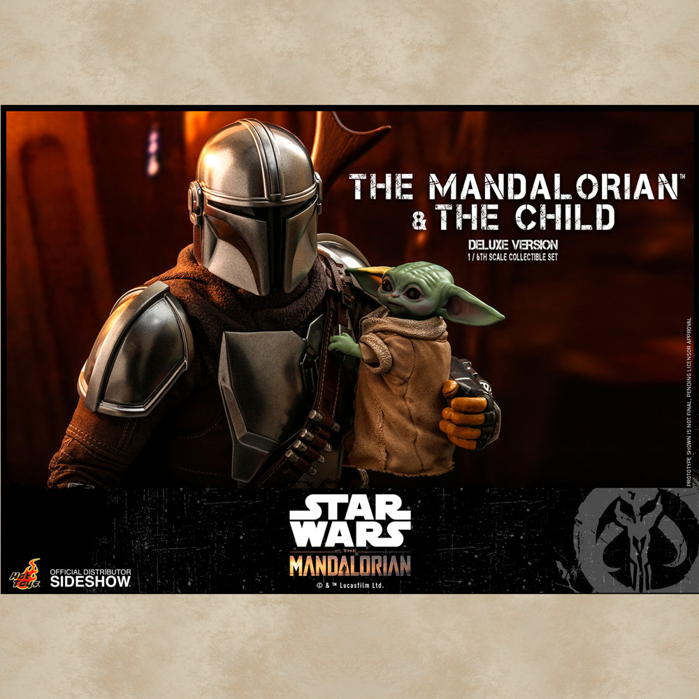 Hot Toys Figur (Deluxe) The Mandalorian and The Child - Star Wars