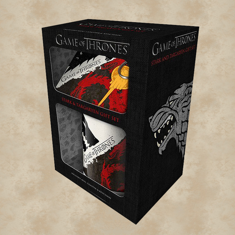 Geschenkbox Haus Stark & Targaryen - Game of Thrones
