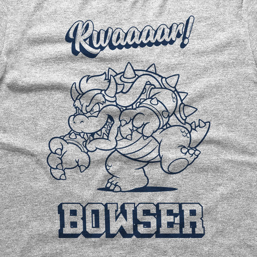 Bowser Rawr T-Shirt - Nintendo Super Mario