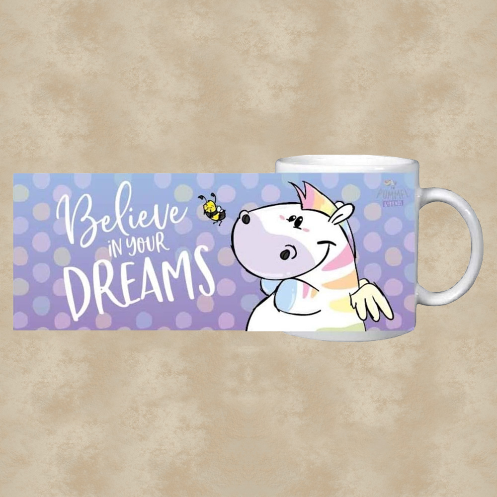 Kaffeetasse “Believe in your Dreams” - Pummeleinhorn
