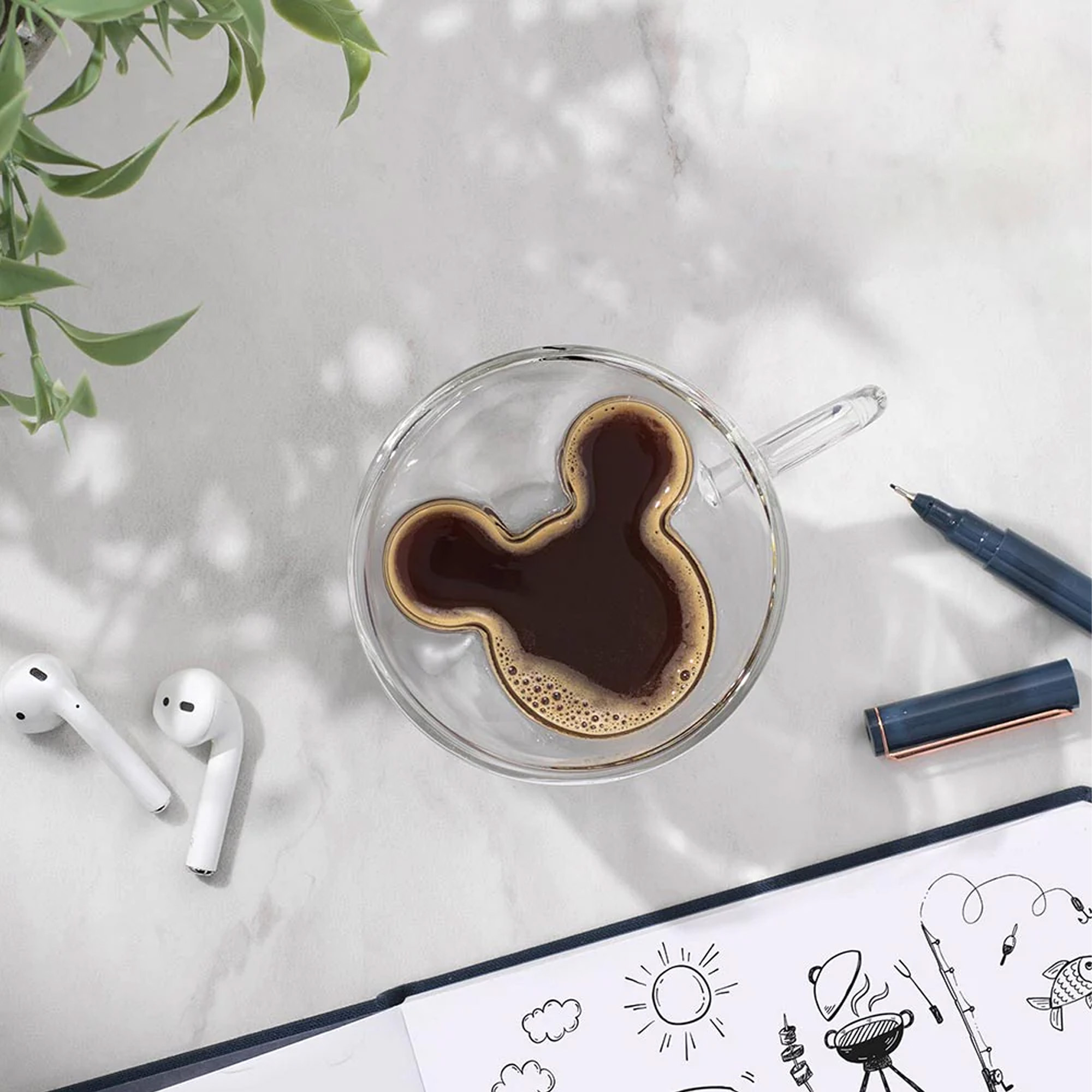 Micky Maus 3D Espressogläser 2er-Set - Disney